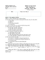 Đề thi học kì 2 Sinh 6 (Ma tran-de-dap an) năm 2012-2013)