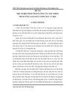 Một số biện pháp trong công tác chủ nhiệm nhằm nâng cao chất lượng dạy và học