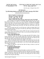 Kế hoạch bồi dưỡng thường xuyên cá nhân năm học2012-2013