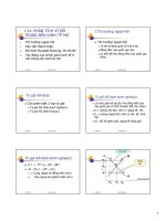 phân tích vĩ mô trong nền kinh tế mở