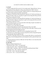 Câu hỏi ôn tập môn CS TNXH dành cho SV Cao dang C12