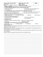 Đề KT 1t sinh học 6