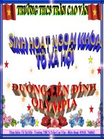 Đường lên đỉnh Olimpia-Tổ xã hội -TCV