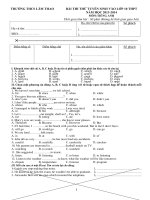 De thi tuyen sinh THPT nam 1013-2014