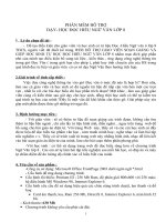 Phần mềm dạy học Ngữ Văn 8