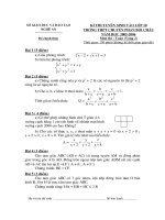 đề thi vào trường PBC Nghệ An năm 05 - 06