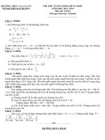 DE THI THU VAO LOP 10  2013  2014