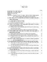 Luận văn thạc sỹ: Phát triển kinh tế tư nhân trên địa bàn tỉnh Nam Định