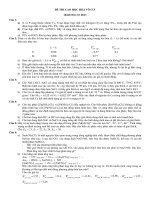 ĐỀ THI CAO HỌC HÓA VÔ CƠ 2013 KHTN