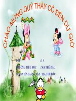 bài đi học tiếng việt lớp 1