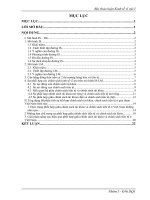 Chính sách tài khóa và chính sách tiền tệ trong kinh tế vĩ mo