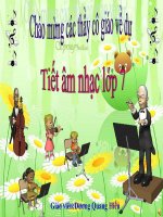 Âm nhạc 7 CHUNG EM CAN HAO BINH