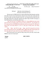 Tờ trình xin in tờ rời bổ sung chế độ TNN