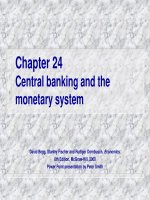 central banking and the monetary system