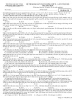 THI THU CHUYEN DH VINH 2013 LAN 1