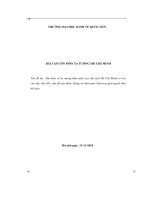 BÀI tập lớn môn tư TƯỞNG hồ CHÍ MINH