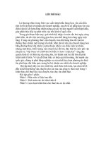 bài tập lớn môn thương vụ vận tải