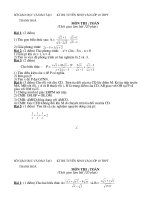 tuyển tập đề thi vào lớp 10