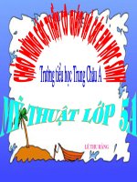 Mĩ thuật 5: Đề tài quân đội