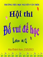 Đố vui để học-Tìm hiểu về một số quốc gia trên thế giới