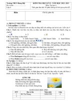 Đề kiểm tra học kỳ 2- tIN 6