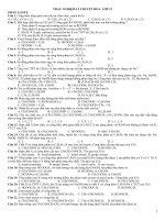 bai tap trac nghiem li thuyet hoa 12