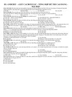 Bai - Andehit - Axitcacboxylic trong cac de thi DH.doc