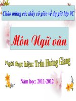 Tiết 47: bài thơ về Tiểu đội xe không kinh