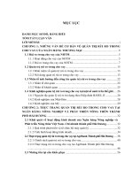 Luận văn thạc sỹ: Tăng cường quản trị rủi ro trong cho vay tại Ngân hàng nông nghiệp và Phát triển Nông thôn Việt Nam chi nhánh Thành phố Hải Dương