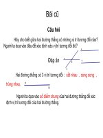 Bài: Vị trí tương đối giữa đường thẳng và đường tròn