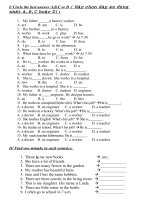 bài tập lớp 5/6/7