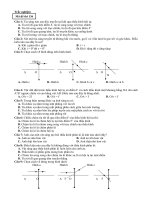 Bộ đề kiểm tra 1 tiết (4 mã đề có đáp án) Vật lý 9