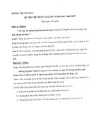 Thi thử 10 Tây Hồ Hà Nội