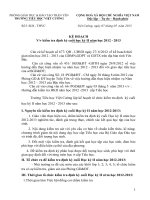 Kế hoạch V/v kiểm tra định kỳ cuối học kỳ II năm học 2012 - 2013