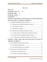 Hoàn thiện kế toán bán hàng tại Công ty trách nhiệm hữu hạn thương mại Habeco