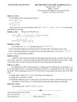 ĐỀ THI THỬ VÀO LỚP 10 NĂM HỌC 2013-2014