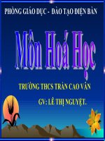 bai hóa 8 sự bien đổi chât