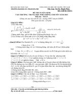 LƠI GIẢI CHI TIẾT TOÁN 10 ĐHSP 2013