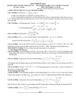 DE VA DAP AN THI THU DAI HOC 2013