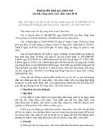 Hướng dẫn đánh giá, phân loại cán bộ, công chức, viên chức năm 2012