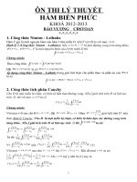 Lý thuyết hàm biến phức