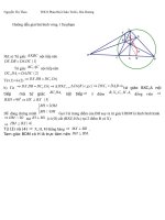 Hướng dẫn giải bài hình toán chung Sư Phạm