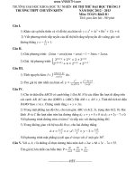 De thi DH KHTN lan 6 hay