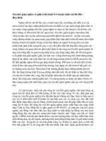 Xóa đói, giảm nghèo và phát triển kinh tế ở huyện miền núi đà bắc – hòa bình