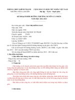 BỒI DƯỠNG THƯỜNG XUYÊN MÔN TOÁN