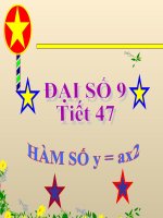 bài giảng đại số 9 chương 4 bài 1 hàm số y=ax2