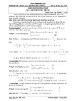 một số phương pháp giải hệ phương trình