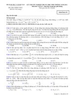 đề và đáp án Vật lý TN THPT 2013