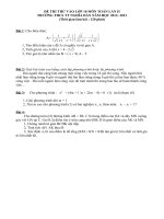 thi thu vao 10 lan II thcs tt nghia dan