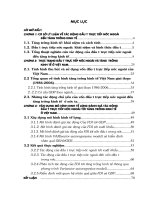 Luận văn thạc sỹ: Tác động của đầu tư trực tiếp nước ngoài đến tăng trưởng kinh tế Việt Nam